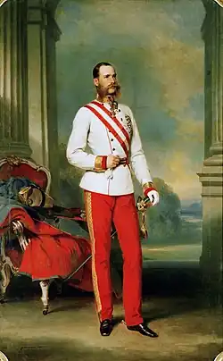 Portrait of Franz Joseph, 1865