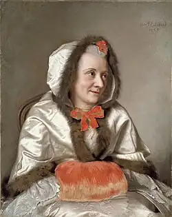 Portrait of Mrs. François Tronchin (née Anne-Marie Fromaget), 1758