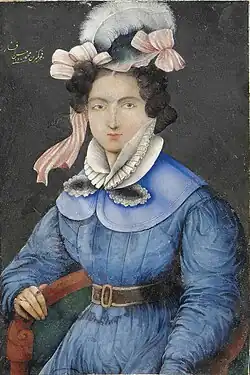 "Portrait of a young lady", dated 1838–1839