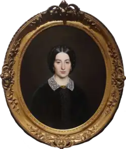 Portrait of an unknown woman (1855)