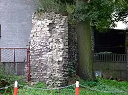 Remnants of the defensive town wall