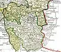 The Duchy of Teschen. 1746 map by Johann Homann