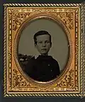 Private Charles H. Bickford of B Company, 2nd Massachusetts Infantry Regiment