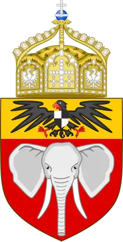 Proposed coat of arms of German Cameroon (1914)