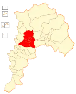 Location in the Valparaíso Region