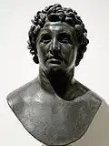 Unidentified Hellenistic ruler, found in the atrium, perhaps Ptolemy Alexander, Ptolemy Epiphanes, or Nicomedes I of Bithynia