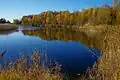 Lake Pumpajärv, a quarry lake in autumn
