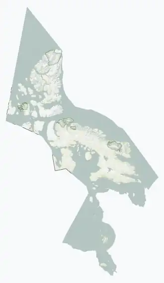 Qikiqtaaluk Region is located in Qikiqtaaluk Region