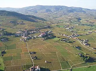 An aerial view of Quincié