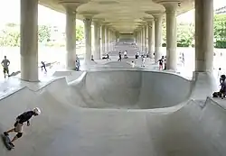 Rålis Skatepark under "Lilla Västerbron"
