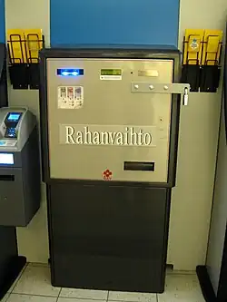 RAY Money exchange machine