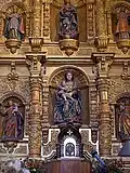 Altarpiece and image of the Nativity of Our Lady