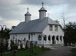 Wooden church in Poienari
