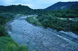 River from the Văsui basin flowing through Vrâncioaia