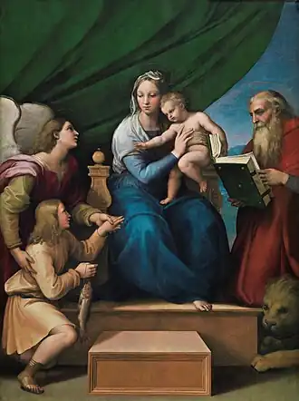Madonna with the Fish, Raphael, c. 1513