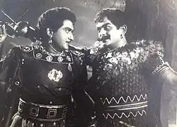 Rajanala and actor Balayya