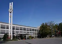 Townhall and market place of Weil am Rhein