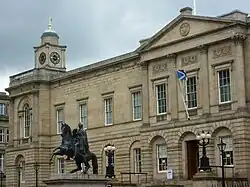 Image of the outside of the register house in edinburgh.
