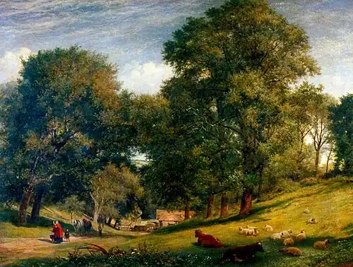 An Old English Homestead by Richard Redgrave