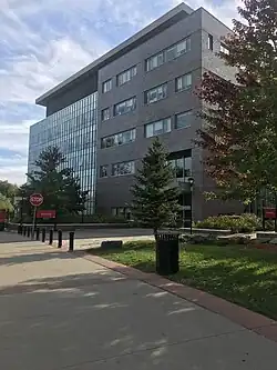 Richcraft Hall, formerly known as River Building, home of Carleton's journalism, public policy, and international affairs programs