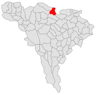 Location in Alba County