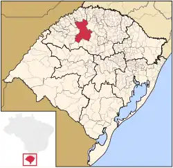 Location of Ijuí