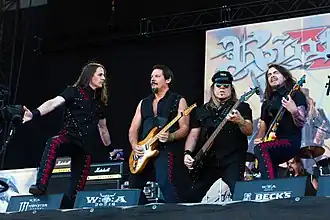Riot V performing at Wacken Open Air on August 4, 2018.