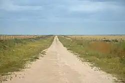 West High Lonesome Lane in Rita Blanca National Grassland, Dallam County, Texas.