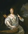 Adriaen van der Werff, Ritratto di una donna nelle vesti di Diana, 1686