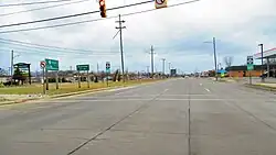 Looking north along Fort Street