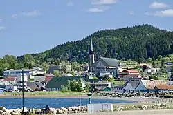 Rivière-au-Renard showing the port