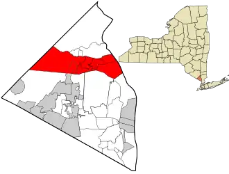 Location in Rockland County and the state of New York.