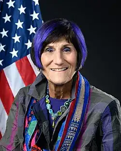 Portrait of Rosa DeLauro, the current U.S. representative for the 3rd district of Connecticut