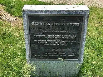 National Historic Landmark marker