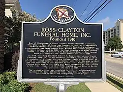 Declaration of Historical Marker by the Alabama Historical Association