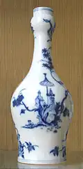 Rouen porcelain bottle
