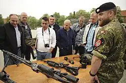 Life Guard in combat uniform (m/01) staff company/1st battalion.