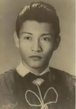A Fernandez as a 20-year-old university student at IHU c. 1947.