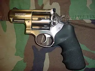 A Ruger Redhawk Alaskan chambered in .44 Magnum