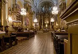 Interior of Saint Lawrence's Church