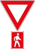Give Way / Yield to pedestrians