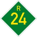 Provincial route R24 shield
