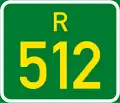 Regional route R512 shield