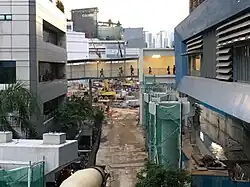 Completed and opened pedestrian link bridge in February 2018.