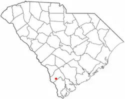 Location of Furman, South Carolina