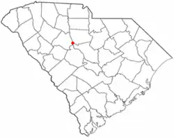 Location of Peak, South Carolina