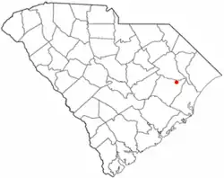 Location of Stuckey, South Carolina