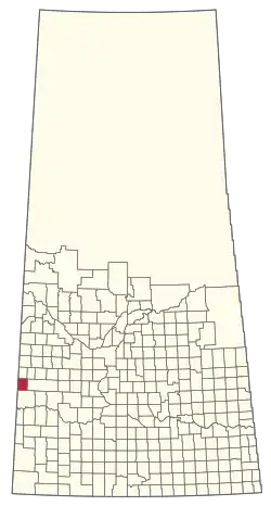 Location of the RM of Milton No. 292 in Saskatchewan