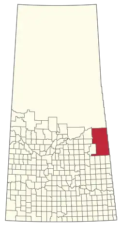 Location of the RM of Hudson Bay No. 394 in Saskatchewan