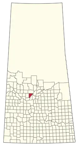 Location of the RM of Blaine Lake No. 434 in Saskatchewan